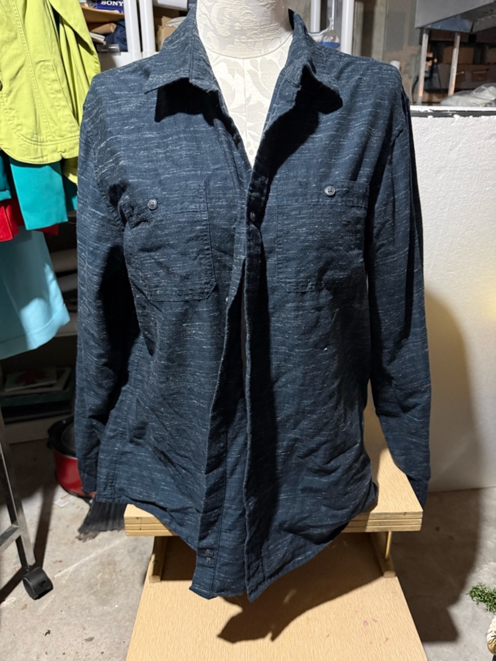 urban pipeline Dark Navy Button-Down Shirt